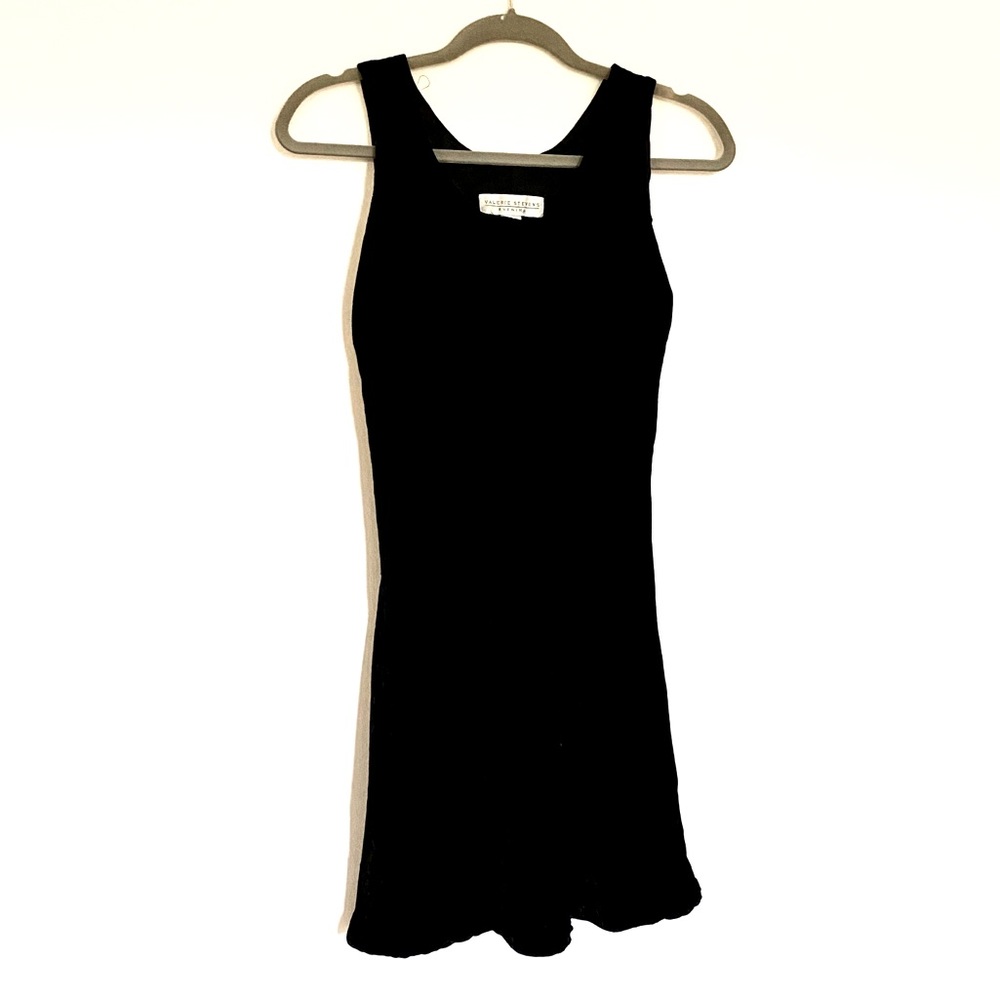 Vintage Black Velvet Dress